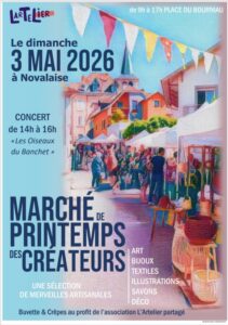 affiche marché artisan Novalaise