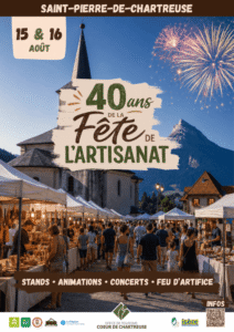 15et16 août - 40 ans Fête de l'artisanat - SPC
